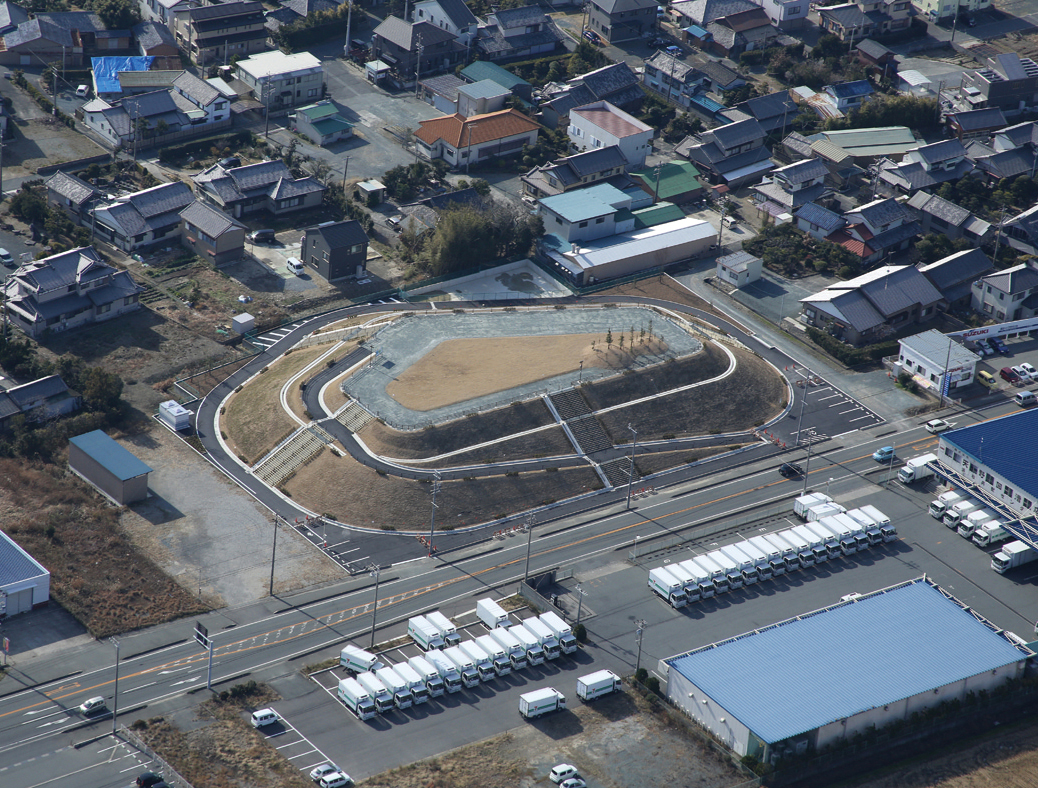 「平成の命山」完成（湊東地区）