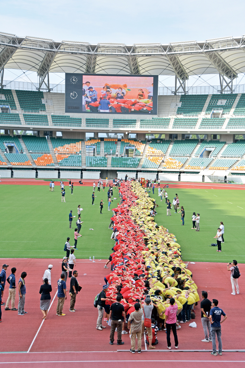 2019人ラグビーチャレンジシリーズ　スクラムギネスに挑戦し「ギネス世界記録」達成