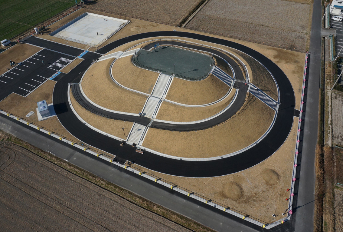 東同笠・大野命山（寄木の丘）完成