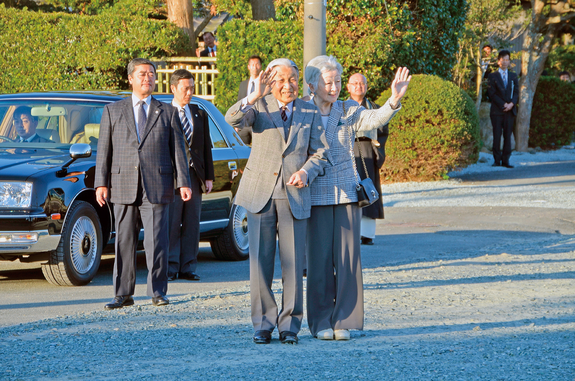 天皇、皇后両陛下が常林寺、郷土資料館・近藤記念館をご訪問