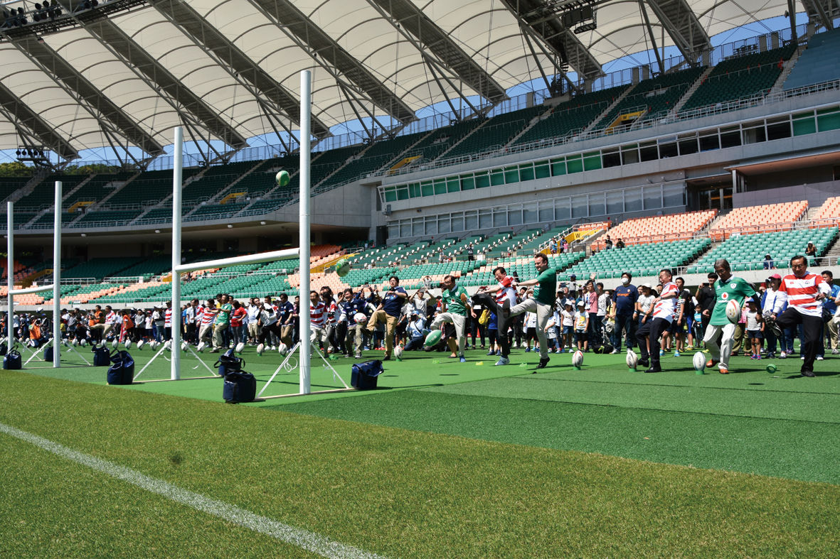 2019人ラグビーチャレンジシリーズ　ラグビー“キック”チャレンジ開催